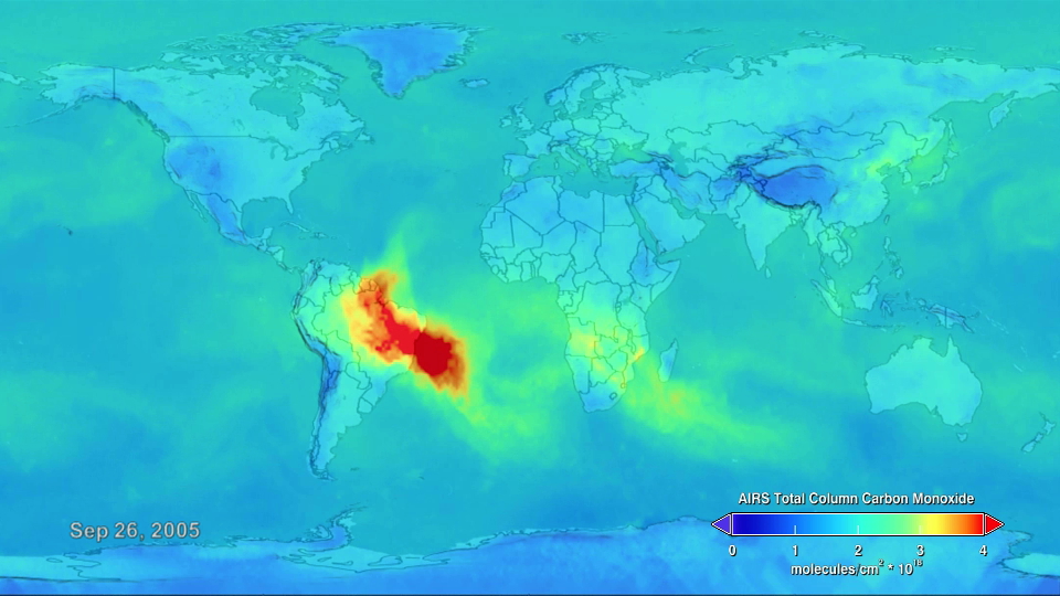 Global Carbon Monoxide, September 26, 2005
